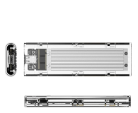 Orico M.2 NVME na USB-C 10Gb/s - szara - 1343418 - zdjęcie 2